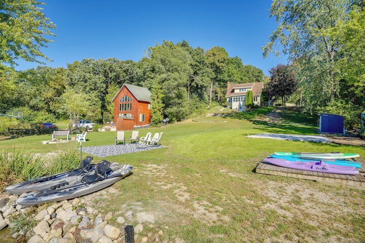 Waterfront Fond du Lac Home on Deneveu Lake!
