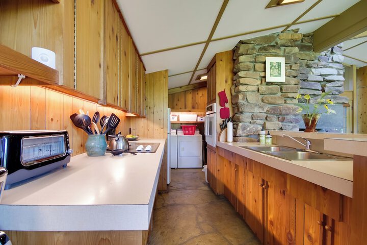Tranquil Mid-century Modern Cottage w / Forest View