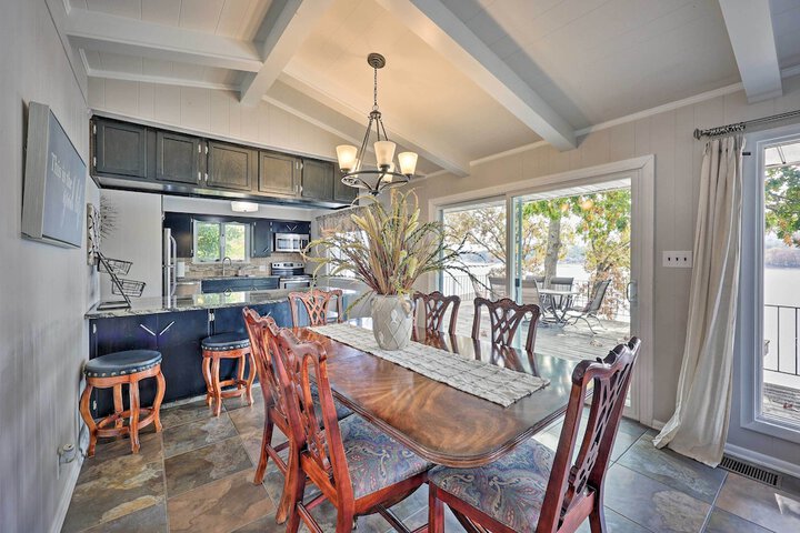 Hot Tub & Dock: Lakefront Home in Hot Springs