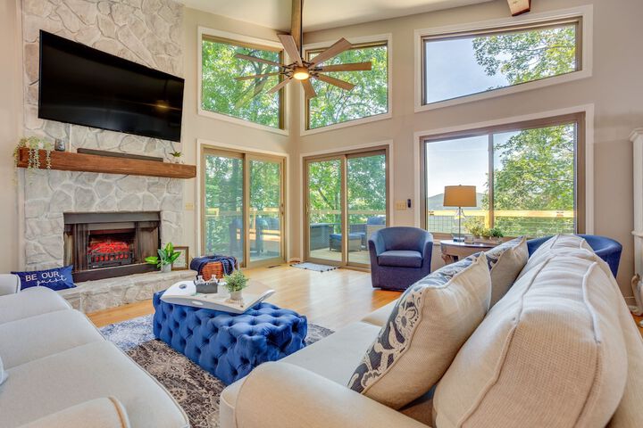 Jasper Vacation Rental w / Decks Fire Pit & Views!