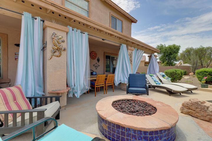 Maricopa Desert Oasis: Fenced Yard w / Hot Tub