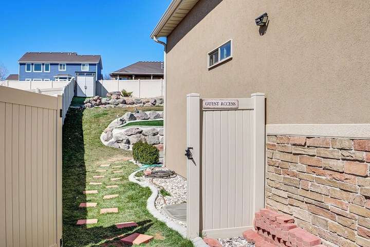 Home Theater & Patio: South Jordan Basement Unit