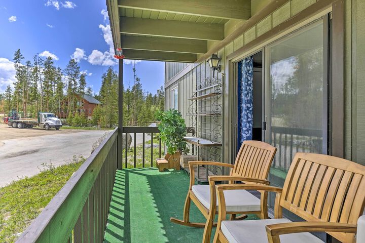 Grand Lake Condo w / Mountain Views: Walk to Lake!