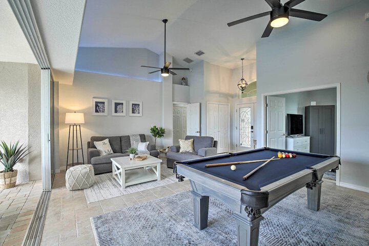 Heated Pool / spa & Dock: Apollo Beach Home on Canal