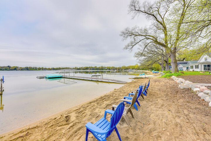 Lakefront Burlington Vacation Rental: Dock + Beach