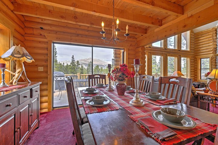 Expansive Alma Cabin w / Hot Tub & Mountain Views!