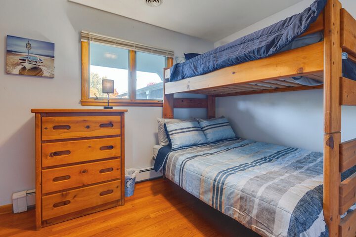 Antiquing & Fishing: Riverfront Waupaca Home!