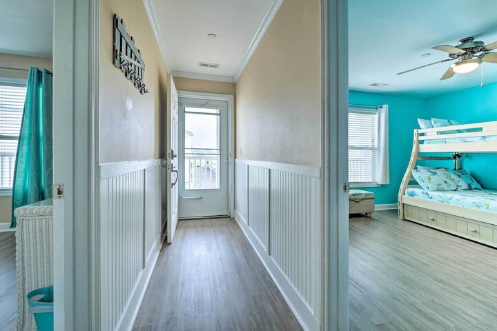 Ocean-view Oak Island Condo 1 Block to Beach!