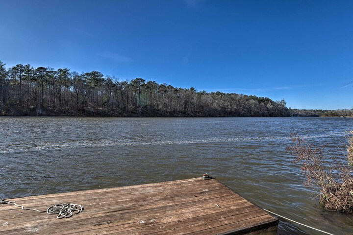 Lake Mitchell Vacation Home w / Dock & Water Slide