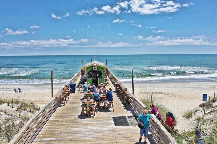 Golden Sands Carolina Beach Oceanfront Tapestry by Hilton