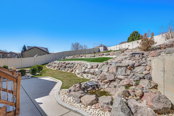Home Theater & Patio: South Jordan Basement Unit