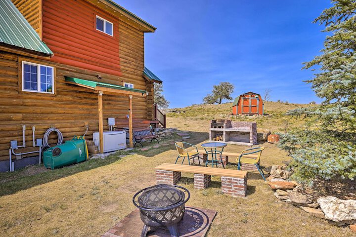 22str-00360 Fairplay Cabin w / Fire Pit Mtn Views!