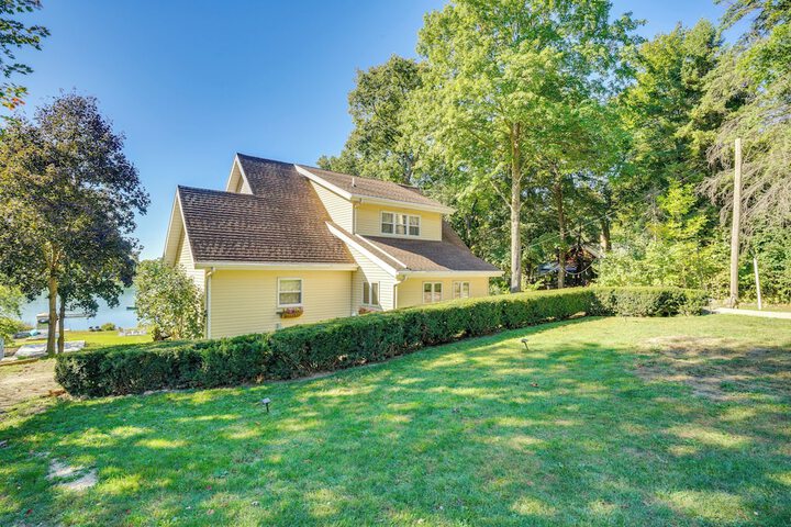 Waterfront Fond du Lac Home on Deneveu Lake!