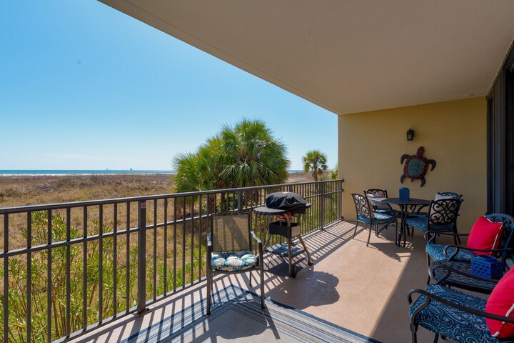Calm Seas - Holiday Isle #119 - Tremendous Views a Beautiful Gulf Front Pool, A Heated Indoor Pool, Jacuzzi, Steam Room, & Gulf View Fitness Center. 2 Bedroom Condo by RedAwning