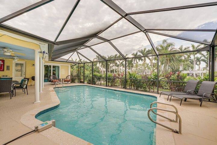 Waterfront North Fort Myers Home w / Private Pool!