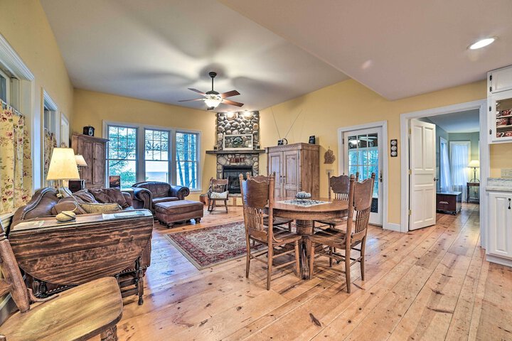 Waterfront Cheboygan Home w / Fire Pit