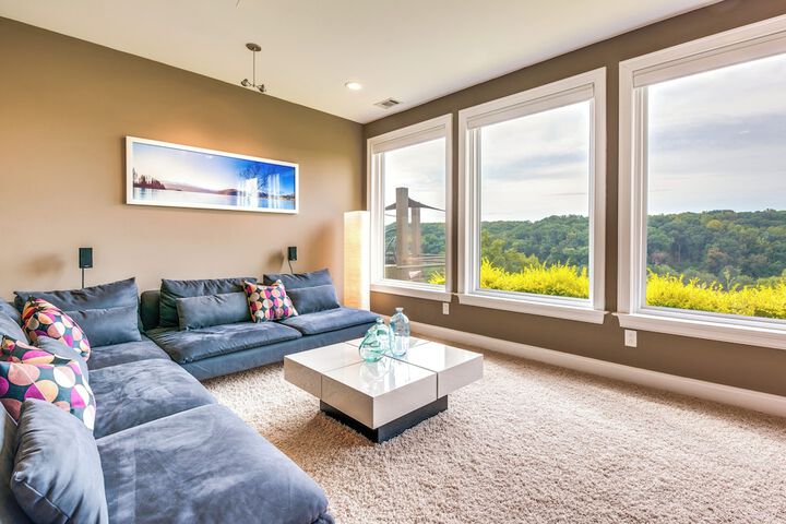 Modern Retreat w / River View in Roswell!