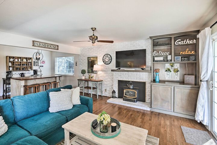 1 Mi to Main Street Sutter Creek: Poolside Oasis!