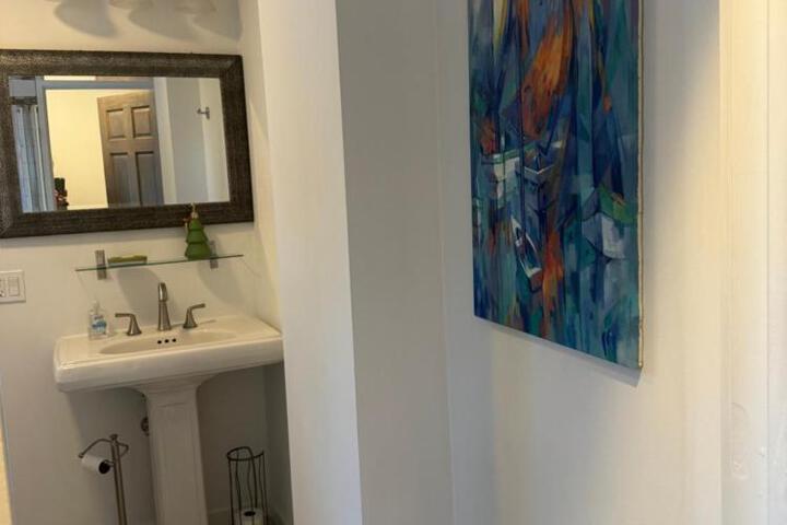 One bedroom with modern kitchen balcony with water view