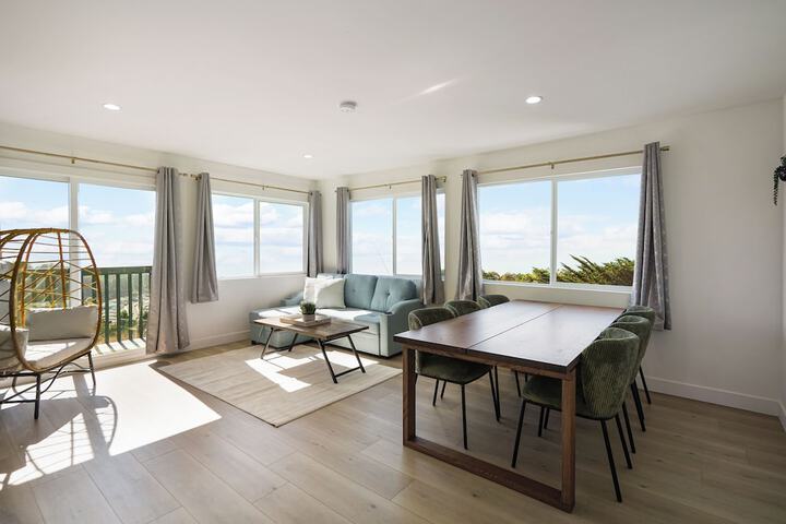 Oceanview Sunset View 3BR Luxe Home Yard