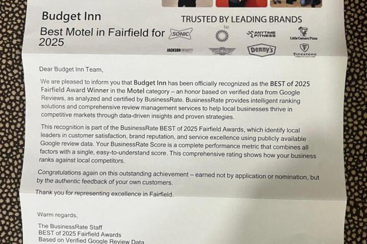 Budget Inn Fairfield