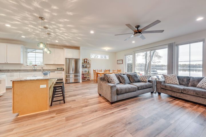 Lakefront Burlington Vacation Rental: Dock + Beach
