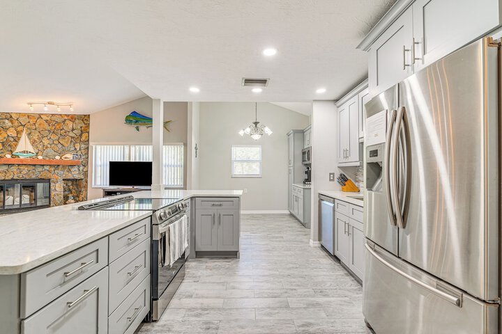 Riverfront Home With Private Dock Fire Pit!