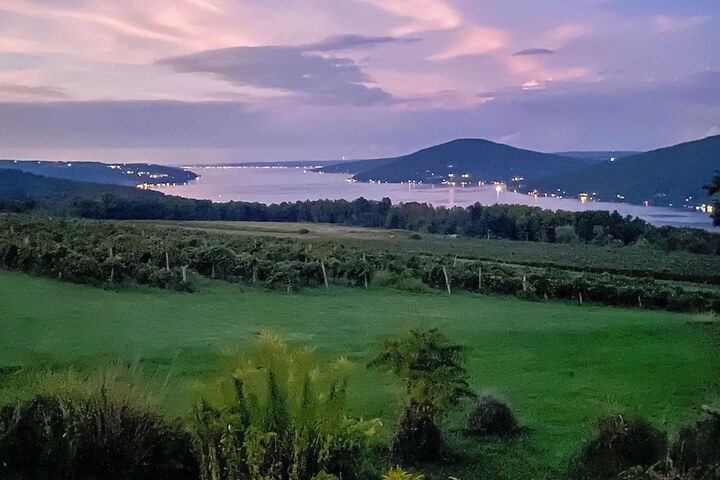 Near Canandaigua Lake: Retro Cabin w / Deck & Views