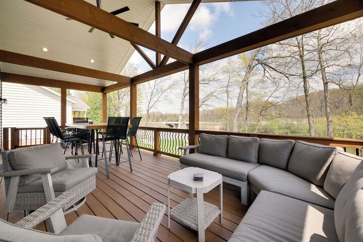 Waterfront Home on Lake Milton: Dock Hot Tub