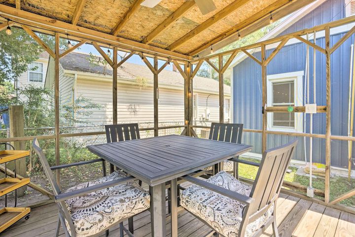 Chic Cottage w / Private Yard: Steps to Beach!