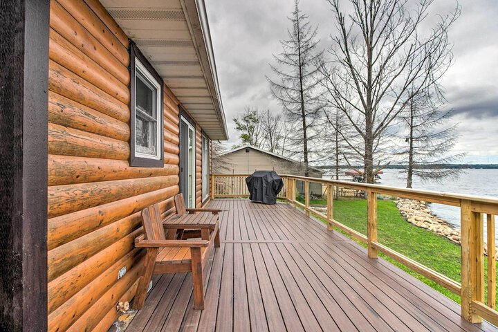 Dock & Fire Pit: Shamineau Lake Retreat!