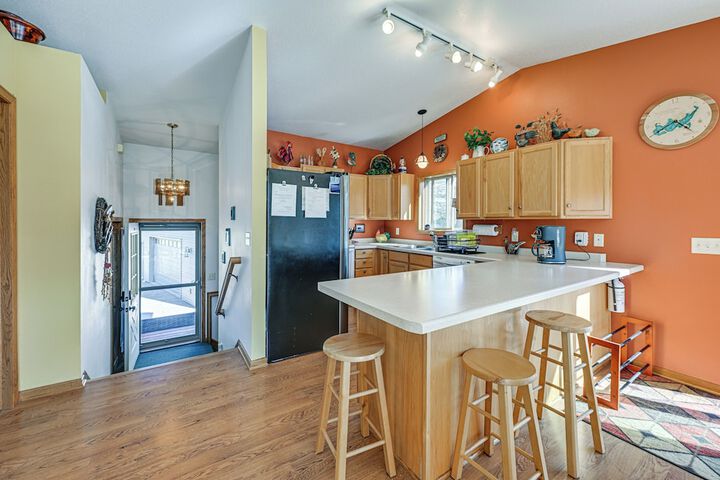Lake Wissota Home w / Private Dock + Fire Pit!