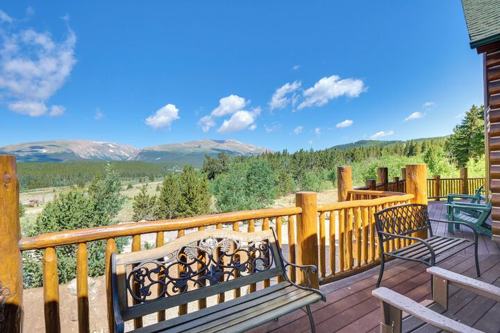 Alma Mountain Getaway w / Private Hot Tub & Views