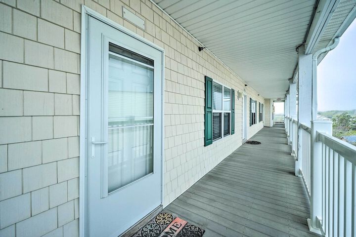 Ocean-view Oak Island Condo 1 Block to Beach!