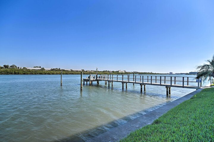 Large Balcony & Water Views: Indian Shores Condo!