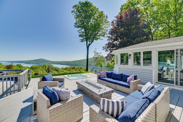 Finger Lakes Vacation Rental w / Hot Tub & Pool