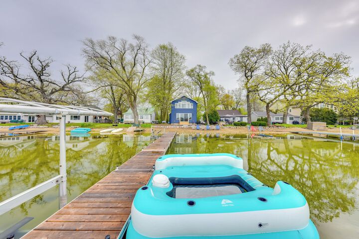 Lakefront Burlington Vacation Rental: Dock + Beach