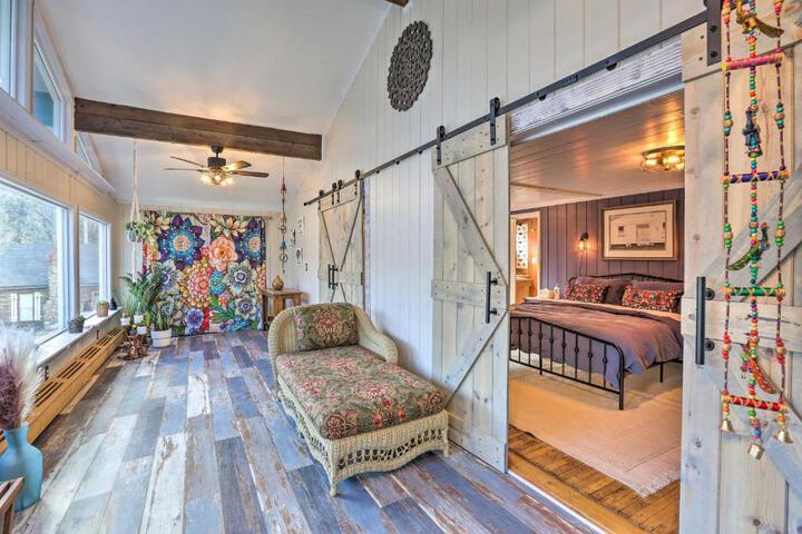 Lake Cabin w / King Bed Foodie Kitchen, & Views