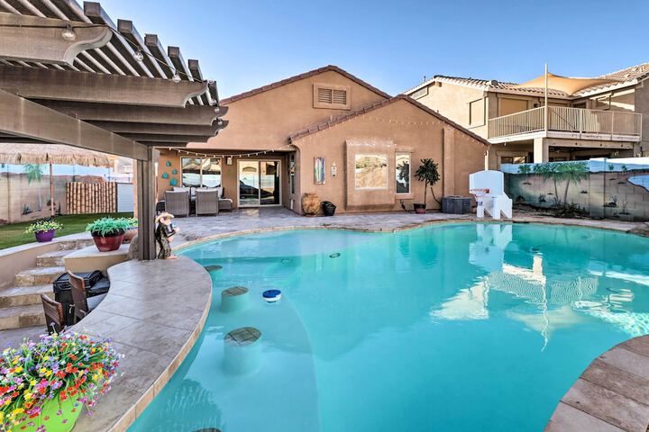 Maricopa Home w / Swim-up Bar Heated Pool & Slide