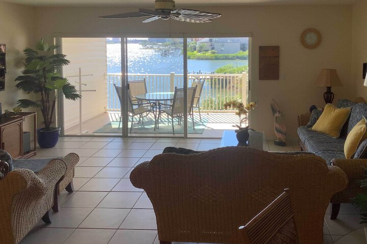 Large Balcony & Water Views: Indian Shores Condo!