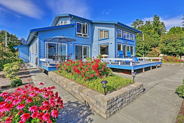 Birch Bay Waterfront Home - Steps to Beach!