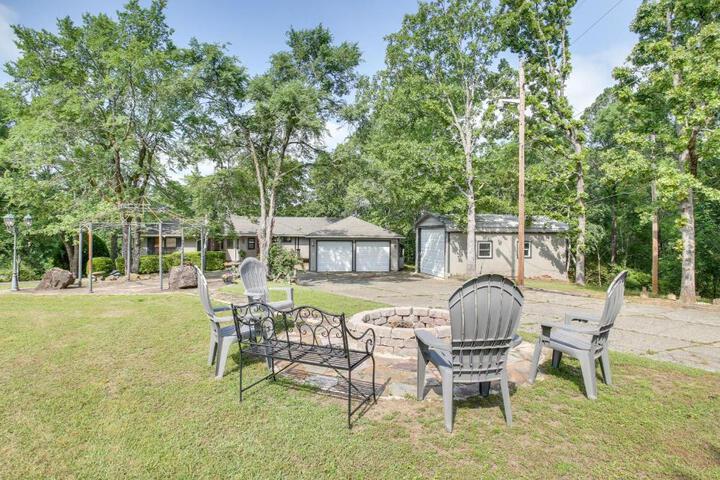 Private Pool: Lakefront Home in Hot Springs!