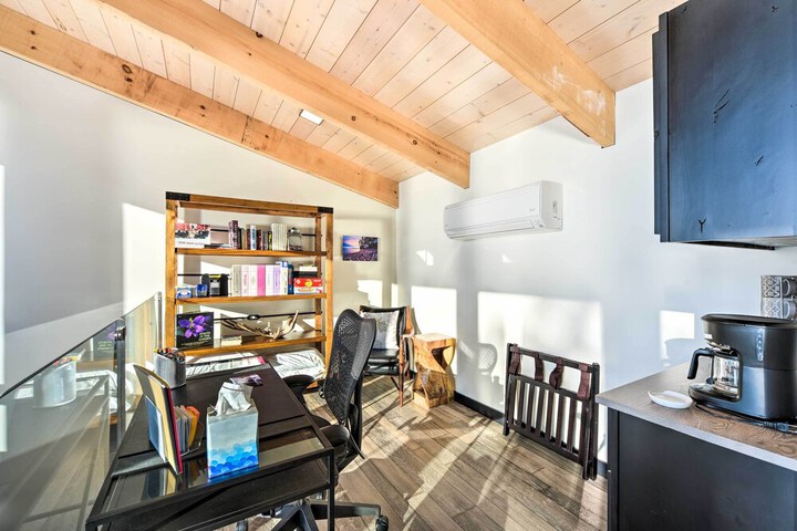 Office & Fire Pit: Waterfront Lake Superior Cabin!