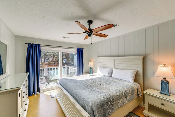 Furnished Deck! Waterfront Ocean Pines Home