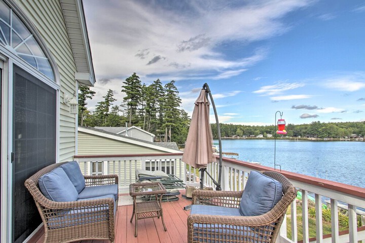 Waterside Haven on Milton Pond w / Deck & Boat Dock