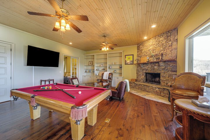 Water Views! Group-friendly Lake Glenville Home