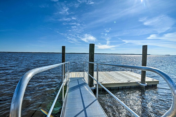 Luxurious Waterfront Home w / Private Pier & Views!