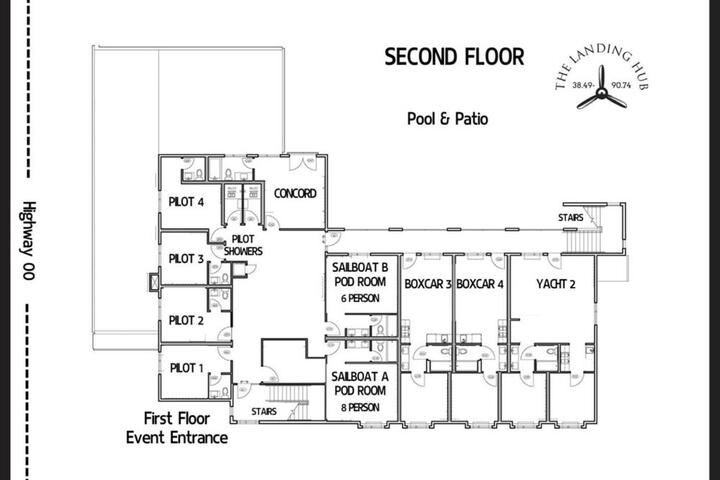 Travel themed group suite near Route 66