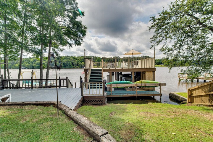 Private Dock + Fire Pit: Gantt Lake Getaway!