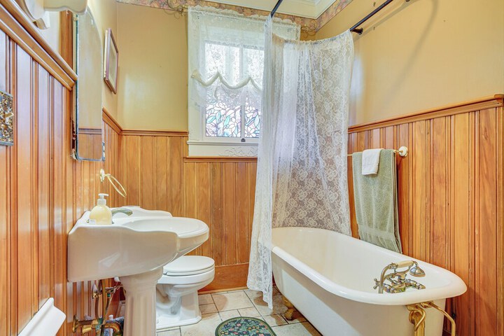 Historic Home w / Wraparound Porch + Private Yard!